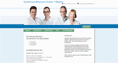 Desktop Screenshot of praxis-wagner.ch