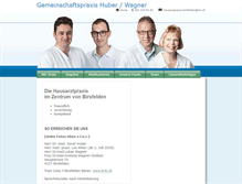 Tablet Screenshot of praxis-wagner.ch